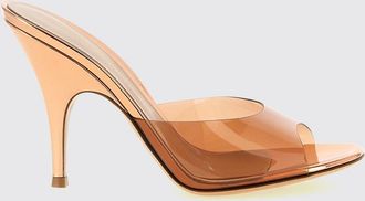 Gianvito Rossi Sandali mules Sofia in PVC con tacco alto svasato
