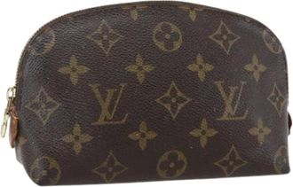 Louis Vuitton Pre-owned Clutches, female, Brown, Size: ONE SIZE Pre-owned Vintage Canvas Clutch