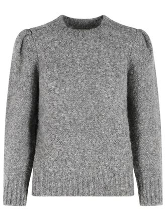Isabel Marant Emma Grey Virgin Wool Blend Sweater