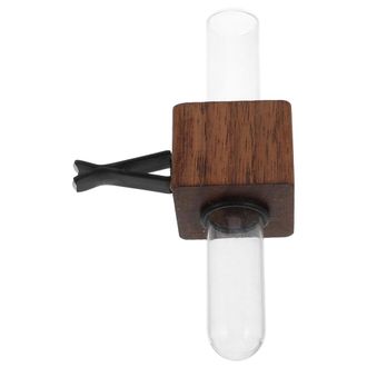 OEM Soporte Para Flores De Ventilaci&oacute;n Con Clip Autoadhesivo De 5 Piezas Con Jarr&oacute;n De Vidrio Y Madera De Colores