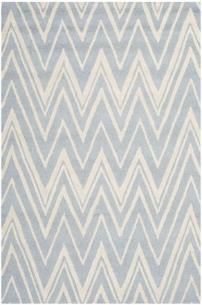 Safavieh Alfombra lana blu/neutrale 122 x 183 cm