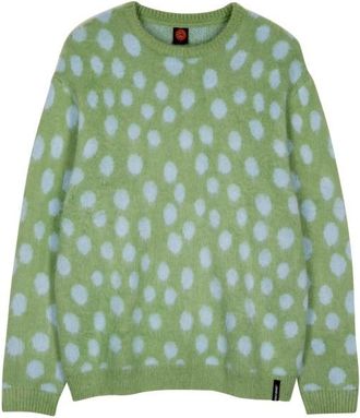 Santa Cruz Jaguar Knit Crew Pullover für Herren | grün