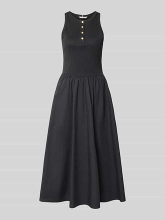Tommy Hilfiger A-Linie Freizeitkleid aus reiner Baumwolle in BLACK, Gr&ouml;&szlig;e XL