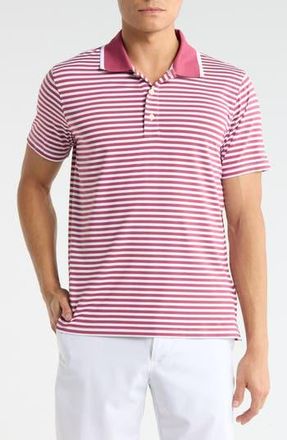 Brooks Brothers Feeder Stripe Polo in Violet/White at Nordstrom Rack, Size Xx-Large