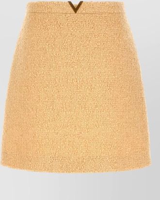 Valentino Garavani virgin wool a-line skirt