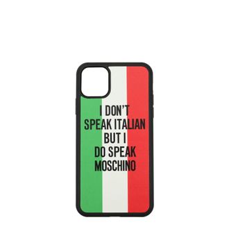 Moschino I Handyh&uuml;lle I Phone 11 Pro Max Herren Polyurethan Mehrfarbig