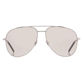 Saint Laurent Brown Pilot Unisex Sunglasses CLASSIC 11 071 59