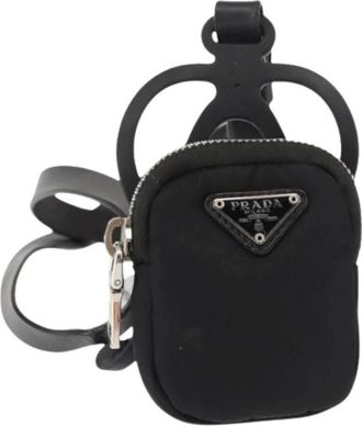 Prada Vintage, unisex, Zwart, ONE Size, Nylon, Pre-owned Nylon Mini Bag