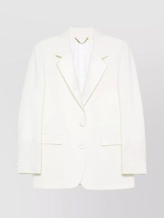 Golden Goose bead-embroidered single-breasted blazer