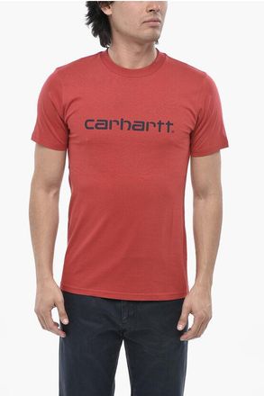 Carhartt Work in Progress Organic Cotton Crewneck T-Shirt with Printed Logo size S