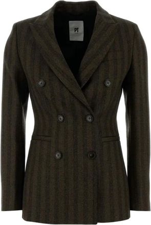 Pantaloni Torino Jassen, Dames, Bruin, S, Leer, Jacket