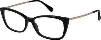 Max Mara Plastic Brillenmontuur - Dames - Brillen - Zwart - ONE Size - Accessoires
