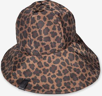 Catarzi Faltbarer Hut mit Leopardenprint