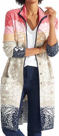 Nic+Zoe Susana Sunset Seeker Lightweight Cardigan - Plus In Multi