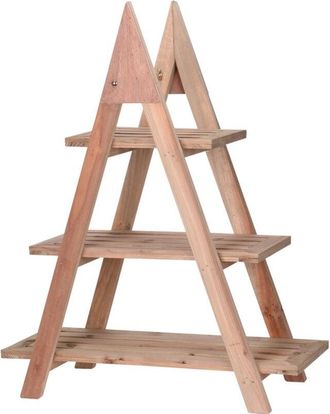 Ambiance Estanteria Madera 3 Estantes 48x32x79 Cm