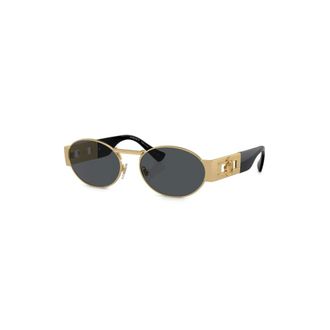 Versace Sunglasses, unisex, Yellow, Size: 56 MM Oval Sunglasses