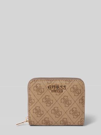 Guess Portemonnaie in Leder-Optik Modell Laurel in Beige, Gr&ouml;&szlig;e 1