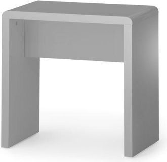 Julian Bowen Manhattan Dressing Stool Grey - Julian Bowen | TJ Hughes