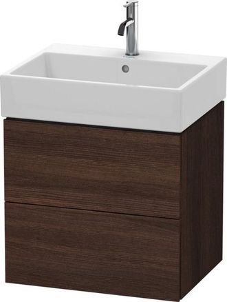 Duravit Duravit - Mueble Bajo Encimera L-cube, De Pared, 2 Cajones, 58,4 X