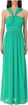 Liu Jo Kleedjes, Dames, Groen, XL, Jurk met ruches