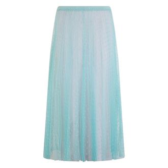 Red Valentino Midi Skirts, female, Blue, Size: XS Midi Skirt