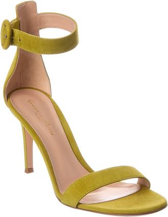 Gianvito Rossi Portofino 85 Suede Sandal