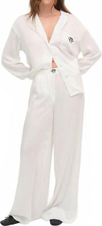 For Love & Lemons Everyday Pj Set In White