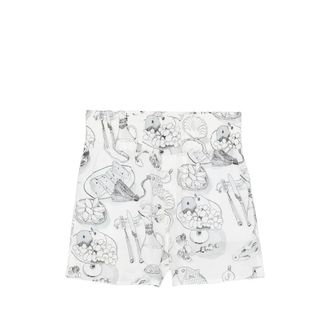 Jacquemus Graphic-print High-waisted Shorts