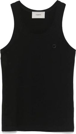 Coperni Lightweight Logo Tank Top - Dames - Tops zonder mouwen - Zwart - S - Tops