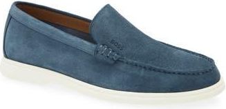 BOSS Sienne Moc Toe Loafer in Open Blue at Nordstrom Rack, Size 12Us / 11Uk