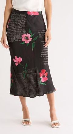 Desigual Floral Woven Maxi Skirt in Black at Nordstrom Rack, Size X-Small