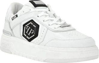 Philipp Plein Low-Top Sneakers Predator - unisex - Sneakers - Wit - 35 EU - Leer - Schoenen