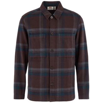 Fj&auml;llr&auml;ven Mens Singi Flannel Overshirt Brown XL