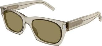 Saint Laurent Zonnebril - unisex - Zonnebrillen - Beige - 54 MM - Accessoires