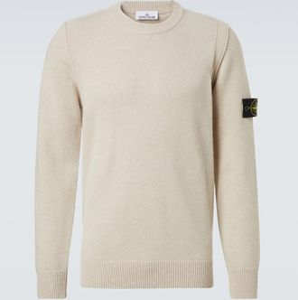 Stone Island Pullover Compass in misto lana