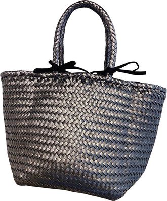 Dragon Diffusion Grace Basket Small Leather Tote