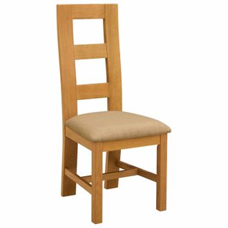 vidaXL Silla De Comedor 2 Uds. Madera De Roble S&oacute;lido Beige Vidaxl
