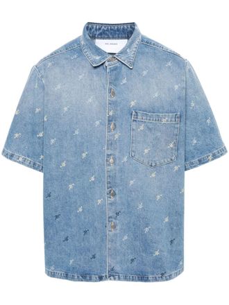 Axel Arigato Camicia denim Miles - Blu