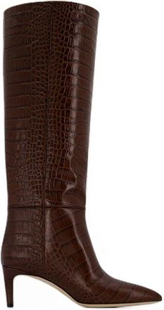 PARIS TEXAS Heeled Boots, female, Brown, Size: 7 US Stiletto 60 Boots