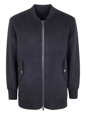 Giorgio Brato zip-fastening wool jacket - Black