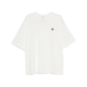 HTC T-Shirts, male, White, Size: XL Studded-embellishment T-shirt