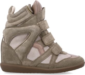 Isabel Marant Taupe High-top Sneakers