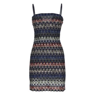 Missoni Vestido Mini Cors&eacute; con Motivo de Encaje - Dresses - Mujer - Azul - S