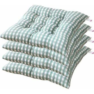 OEM Coj&iacute;n Para Silla De 40x40 Cm, Juego De 4 Cojines (verde)