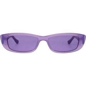 Florence By Mills 53mm Rectangular Sunglasses in Pearlised Purple at Nordstrom Rack