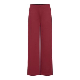 Ichi Ichi - Wijde broek - Dames - Broeken - Bruin - Maat: XL
