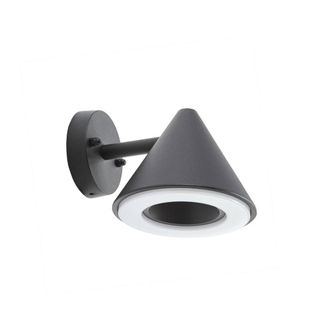Lindby L&aacute;mpara de pared led exterior de metal negro