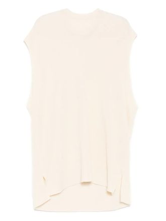 Homme Plissé Issey Miyake tight twist cotton vest - Neutrals