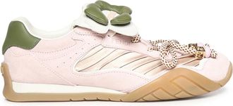 Fendi Wave Pulse Sneakers - Dames - Sneakers - Roze - 36 EU - Satijn - Schoenen