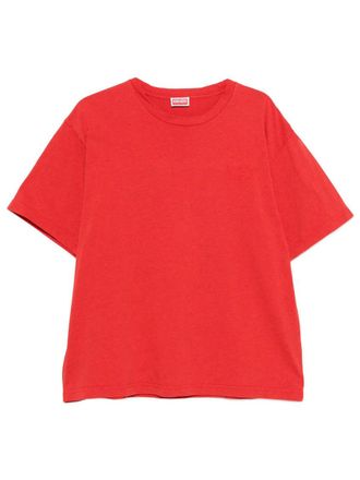 Kenzo Red Logo Crew Neck T-Shirt
